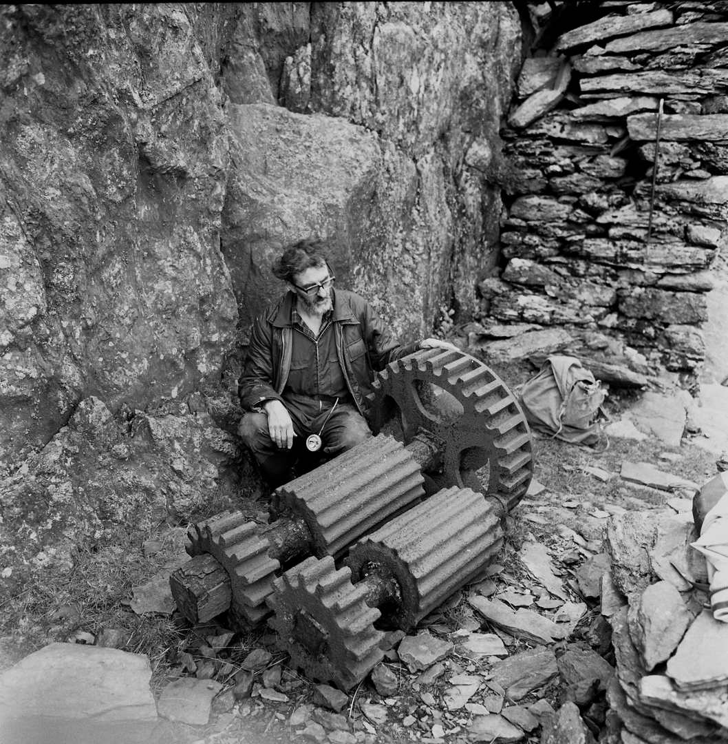 Fluted rolls Lliwedd Mine 1983, submitted by Dickie Bird on 14-03-2026.
© Richard Bird Fluted rolls Lliwedd Mine 1983